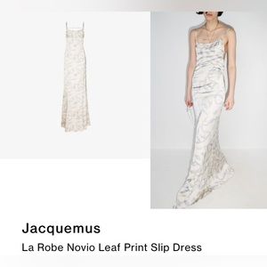 Jacquemus La Robe Novio Print Maxi Dress